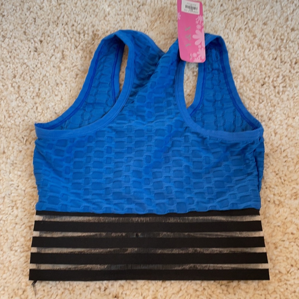 Anti cellulite leggings bra top blue medium skinny - Picture 3 of 5
